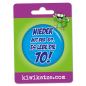 Preview: Ansteckbutton Nieder mit der 69 - es lebe die 70 an Eurolochkarte